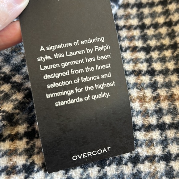 NWT LAUREN RALPH LAUREN Men’s Luther Luxury Blend Overcoat Blue Earth 36R - Picture 12 of 12